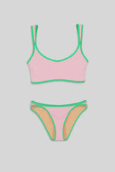 DUET SURF BIKINI TOP - CANDY PINK